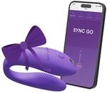We-Vibe Sync Go Vibrator f&uuml;r Paare Travel Edition - C-F&ouml;rmiger Vibrator - Wearable