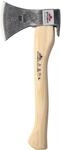 STUBAI Handbeil Nature 800 g | Eschenstiel 380 mm | kleines Forstbeil zum Hacken &