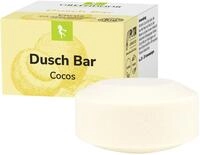 GREENDOOR Dusch Bar Cocos 75g, festes ergiebiges Duschgel, Natur Solid Bar mit Bio