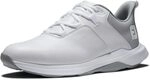 Footjoy Herren Prolite Previous Season Style Golfschuh, White/Light Grey/Grey, 42.5