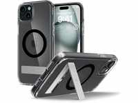 Spigen für iPhone 15 Plus Ultra Hybrid S MagFit All-in-One Hülle mit Ständer