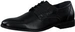 s.Oliver Herren Schn&uuml;rschuhe aus Leder Elegant, Schwarz (Black), 43 EU