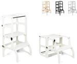 Ette Tete STEP'n'SIT&reg; &bull; Wandelbare Montessori Lernturm + Tisch, 2 in 1 (mit