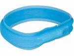 TRIXIE Leuchthalsband f&uuml;r Hunde L-XL blau &ndash; Leuchtendes Hundehalsband, ideal f&uuml;r