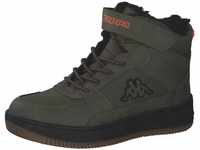 Kappa Unisex Kinder Shab Fur Sneaker, Army Black, 25 EU
