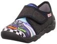 Superfit Jungen Bubble Hausschuhe, Schwarz 0000, 34 EU Weit