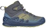 LOWA Stiefel dreiviertel MERGER GTX QC JR petrol/senf 35