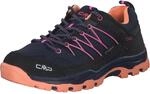 CMP Unisex Kinder Kids Rigel Low Shoes Wp Trekking-Schuhe, Blau Orange Pink B Blue