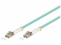 Goobay 95755 Glasfaser Kabel Multimode OM3 Aqua Duplex / LC UPC Stecker auf LC...