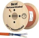 Germany B.e.s.t CAT 7 Kabel 500m Simplex Verlegekabel S/FTP LAN Kabel &ndash; 10...