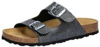 Lico Damen Bioline Platino Pantoletten, Schwarz Silber, 40 EU