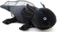 Original Uni-Toys - Axolotl (schwarz) - 32 cm (L&auml;nge) - Pl&uuml;sch-Wassertier -