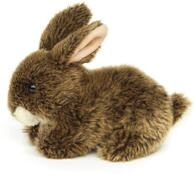 Uni-Toys - Hase, liegend (braun) - 18 cm (L&auml;nge) - Pl&uuml;sch-Kaninchen - Pl&uuml;schtier,