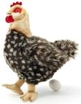 Uni-Toys - Henne mit Ei - 37 cm (H&ouml;he) - Pl&uuml;sch-Huhn, Vogel - Pl&uuml;schtier,