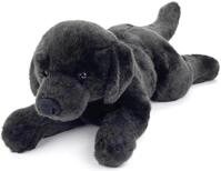 Uni-Toys - Labrador schwarz, liegend - 40 cm (L&auml;nge) - Pl&uuml;sch-Hund, Haustier -