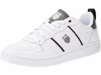 K-Swiss Herren Lozan Sneaker, White/Black/Gunetal, 40 EU