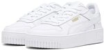 Puma M&auml;dchen Carina Street Jr Sneaker, Puma White Puma White Puma Gold, 36 EU