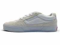 Vans Herren Caldrone Sneaker, Suede/MESH White/White, 48 EU