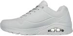 Skechers Herren Uno Stand On Air Turnschuhe, Stone Grey Durabuck / Mesh, 42.5 EU