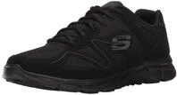 Skechers Herren Satisfaction 58350-BBK Sneaker, Schwarz, 42.5 EU