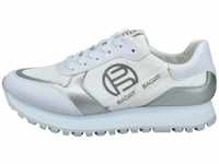 BAGATT Damen D31-A6L13 Sneaker, White/Silver, 39 EU