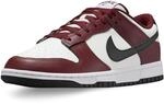 Nike Herren Dunk Low Sneaker, Dark Team Red Black Summit White, 44 EU