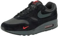 Nike Herren Air Max 1 Sneaker, Black Anthracite University Red, 43 EU