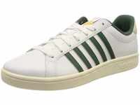 K-Swiss Herren Court TIEBREAK Sneaker, White/White/White, 43 EU