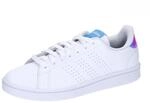 adidas Advantage SportschuheDamen, Cloud White/Cloud White/Blue Burst, 39 1/3 EU