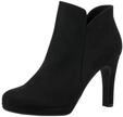 Tamaris Damen Boots Textil, schwarz, 38 EU