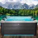 BRAST Whirlpool MSpa Oslo | 160x160x65cm | 6 Personen | Feste Au&szlig;enwand 