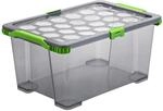 Rotho Evo Total Protection Aufbewahrungsbox mit Deckel 44l | Boxen Aufbewahrung 