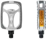 Voxom Pe7 Pedale Trekking - Anti-Rutsch Fahrradpedale mit Reflektoren f&uuml;r E-Bike,