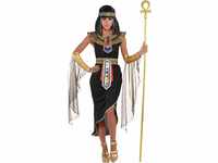 amscan 847816 Ägyptische Königin Kostüm für Erwachsene Damen Kleidergröße 42-44