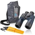 Bresser Fernglas 7x50 BinoSail f&uuml;r Segler, wasserdicht, mit Kompass und Strichplatte