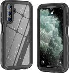 Wigento F&uuml;r Samsung Galaxy A15 360 Grad Full Body wasserdichte Handy Tasche...