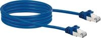 SCHWAIGER CAT8 Netzwerkkabel S/FTP Ste/Ste 2,00m blau