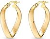 CHRIST Damen-Creolen 375er Gelbgold One Size 87280373