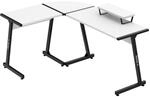 huzaro Hero 6.0 White L-Form Eckschreibtisch Gaming Tisch Schreibtisch Computertisch