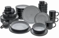 CreaTable, 21519, Serie Nordic Fjord, 30-teiliges Geschirrset f&uuml;r 6 Personen,