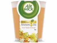 Air Wick Wohlfühl-Duftkerze im Glas Anti-Tabak – Duft: orange – Enthält