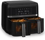 Klarstein Hei&szlig;luftfritteuse, Airfryer mit 2 Kammern, 2850W Kompakte