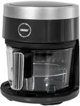 Unold 58695 Glas Hei&szlig;luftfritteuse BPA-frei - Air fryer,1.200 Watt, LED-Touchscreen,