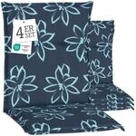 Beo Gartenstuhl-Auflagen Barcelona Niedriglehner 100 x 50 cm (4er-Pack) |...