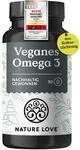 NATURE LOVE&reg; Omega 3 vegan - hochdosiert mit 1.444 mg Algen&ouml;l pro Tagesdosis - 90