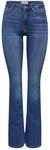 ONLY Damen Onlblush Mid Flared DNM Tai021 Noos Jeans, Dark Blue Denim, L / 32L EU