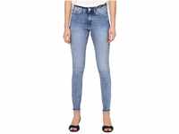 ONLY Damen Onlblush Mid Sk Ank Raw Dnm Rea694 Noos Jeans, Medium Blue Denim, L / 34L