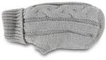 Wolters Zopf-Strickpullover, Gr&ouml;&szlig;e:30 cm, Farbe:Silber