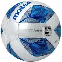 Molten F9A4800 Futsalb&auml;ll, White/Blue/Silver, 4