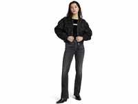 G-STAR RAW Damen Noxer Bootcut Jeans, Schwarz (worn in black moon D21437-D431-G108),